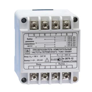 Измерительные преобразователи частоты переменного тока Е858